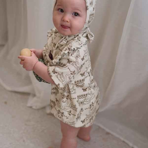26AW NEW PATTERN SHORT-SLEEVE ROMPER