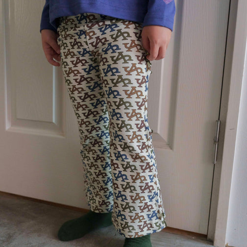 26AW NEW PATTERN SA/LOGO FLARE PANTS