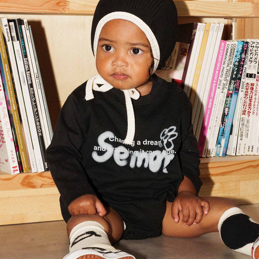 SPRAY LOGO ROMPER