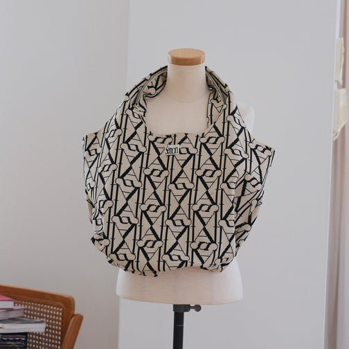 26AW PATTERN KNIT MOTHER'S BAG