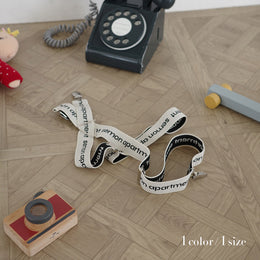 【6月頃再入荷予定】 LOGO SUSPENDER