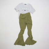 【 Semon×AURéNLEV 】RIB FLARE PANTS7
