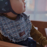 26AW NEW PATTERN FLORAL FRILL BIB 2