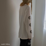 YIN YANG SLEEVE PRINT ADULT LONG SLEEVE T-SHIRT7