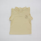 SUMMER KNIT FRILL TANK TOPS 2