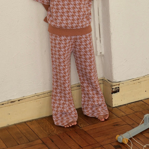 SUMMER KNIT FLARE PANTS