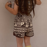 PANEL PRINT SHORT PANTS1