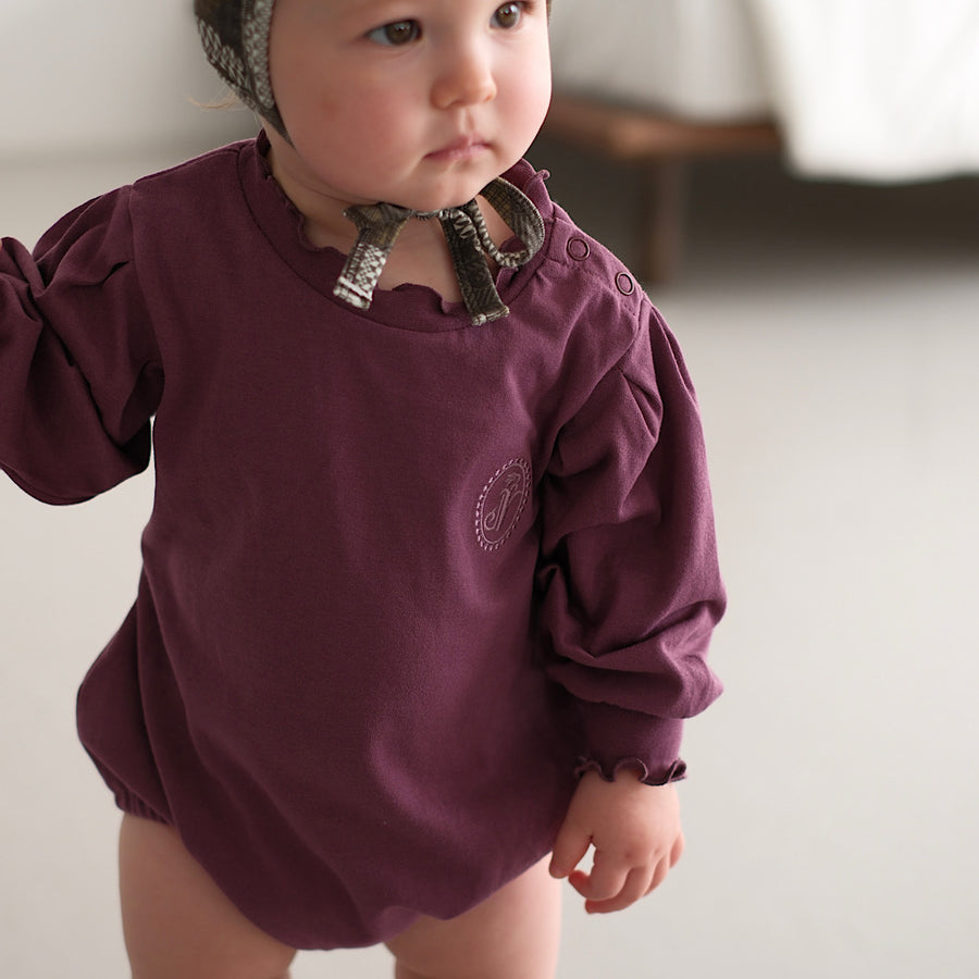 TC JERSEY PUFF SLEEVE ROMPER