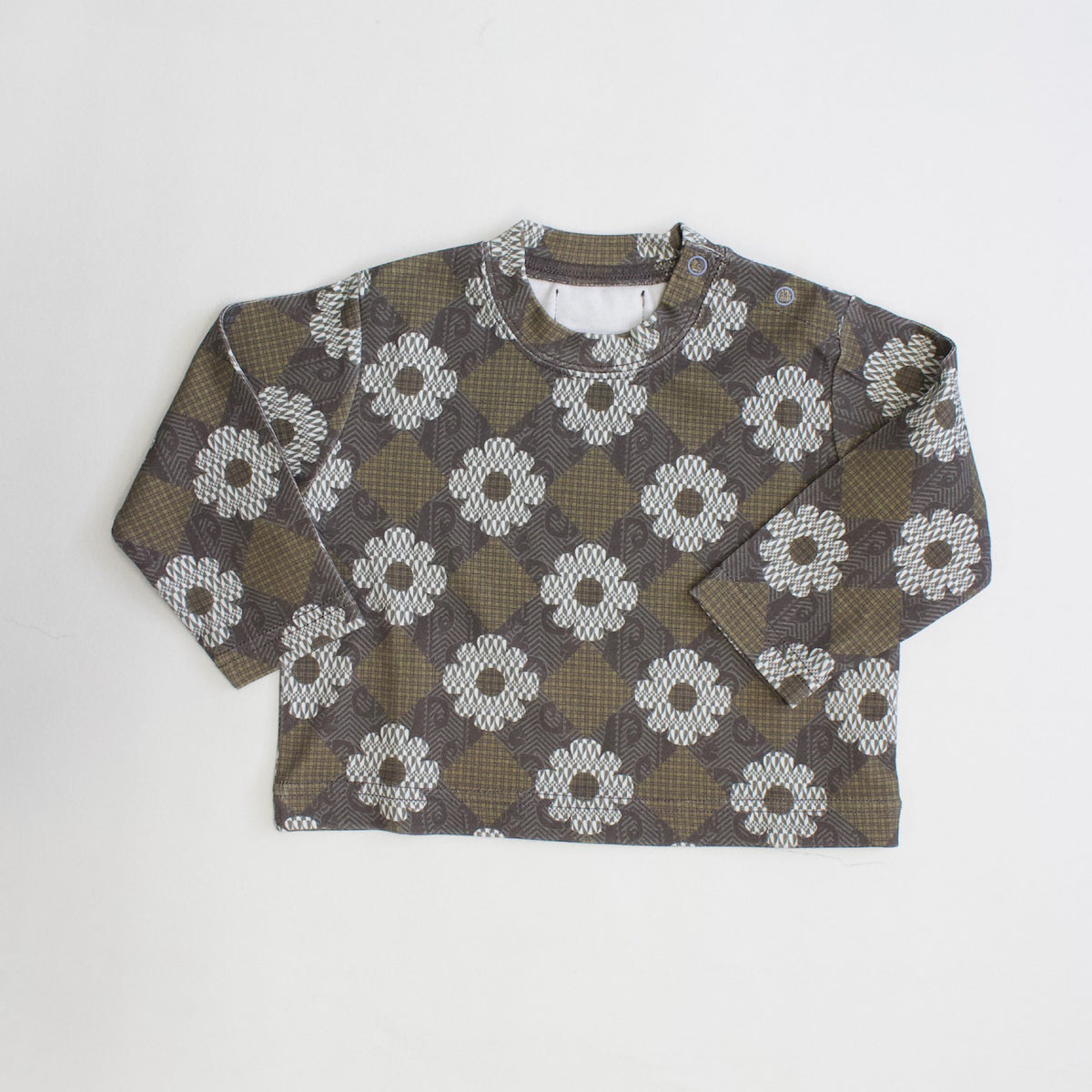 Jamée Rousse 26AW NEW PATTERN LONG-SLEEVE T-SHIRT FLOWER BLOCK