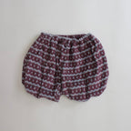 Jamée Rousse VELOUR BALLOON PANTS ワイン