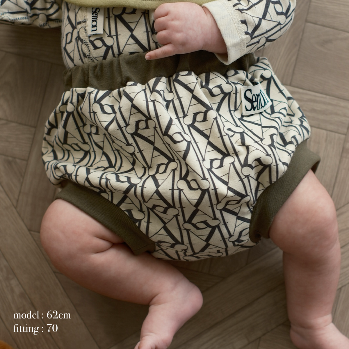 Semon ApartMent 26AW NEW PATTERN BLOOMERS