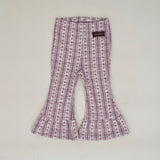 26AW NEW PATTERN FLORAL FRILL FLARE PANTS 11