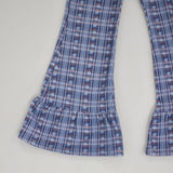 26AW NEW PATTERN FLORAL FRILL FLARE PANTS 12