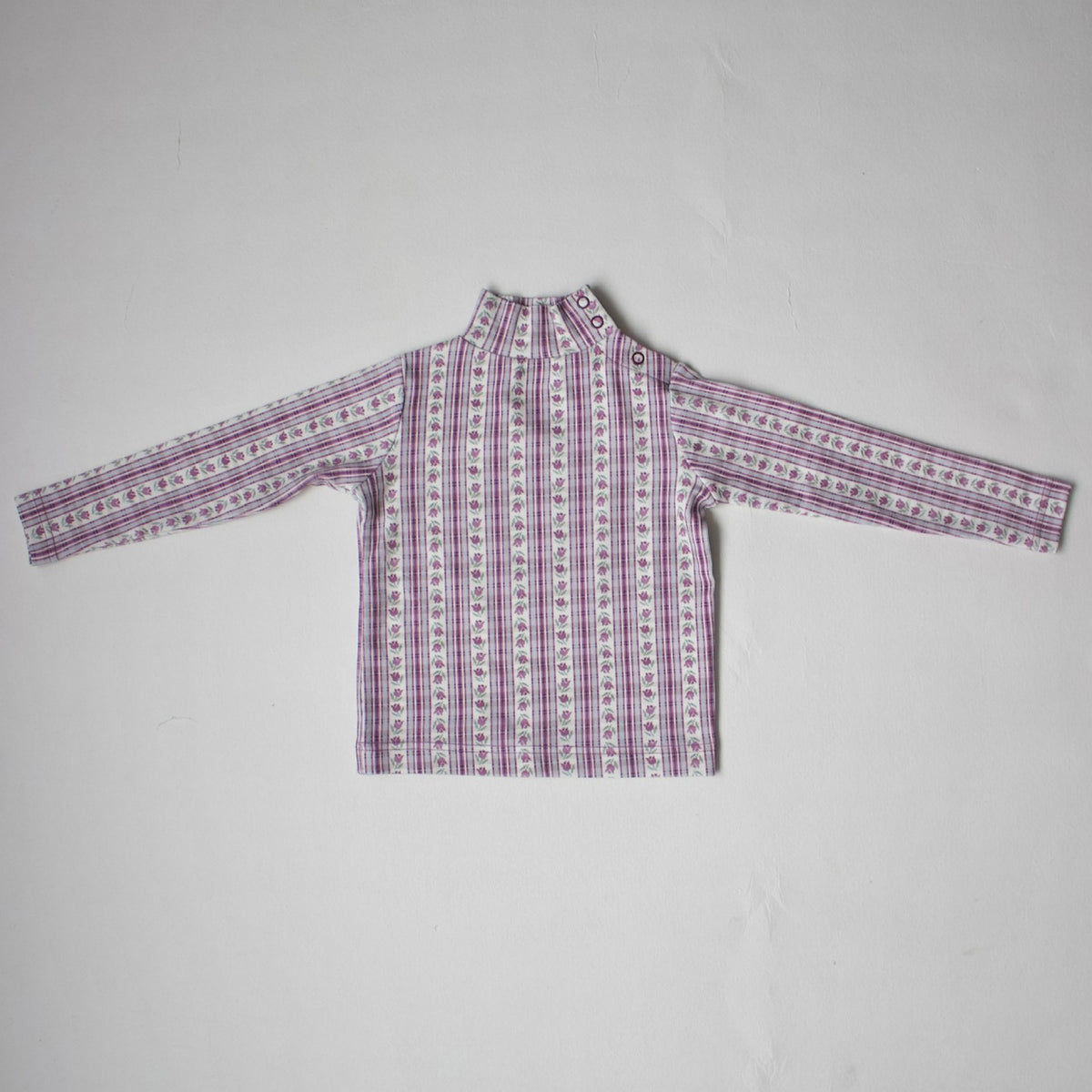 Jamée Rousse 26AW NEW PATTERN FLORAL HIGH NECK TOP ピンク
