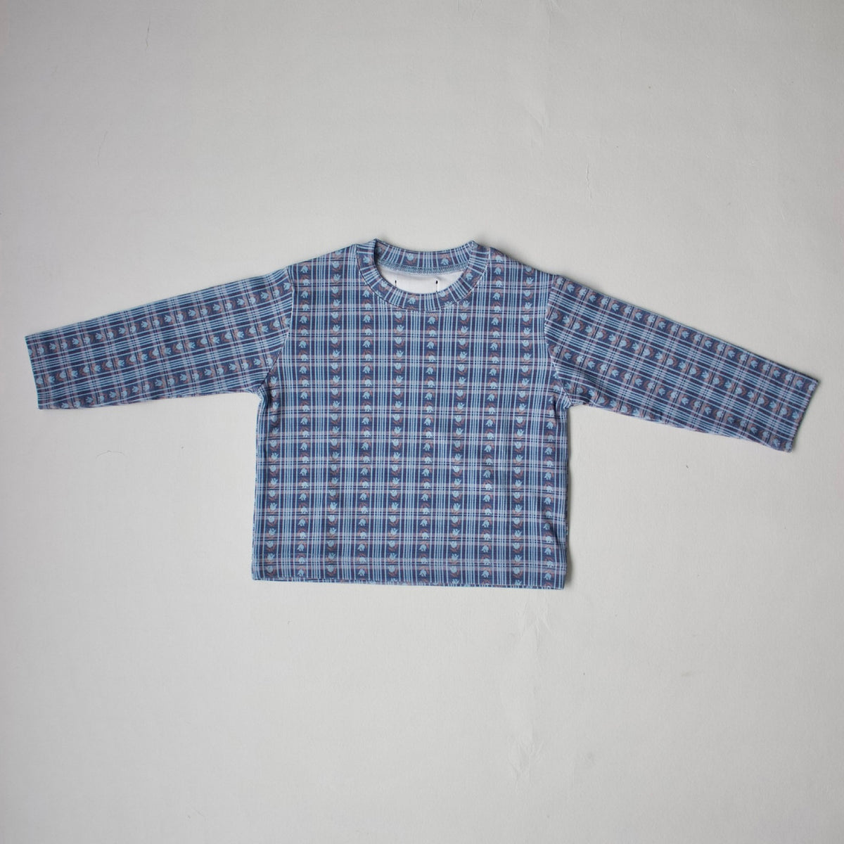 Jamée Rousse 26AW NEW PATTERN FLORAL LONG-SLEEVE T-SHIRT ブルー