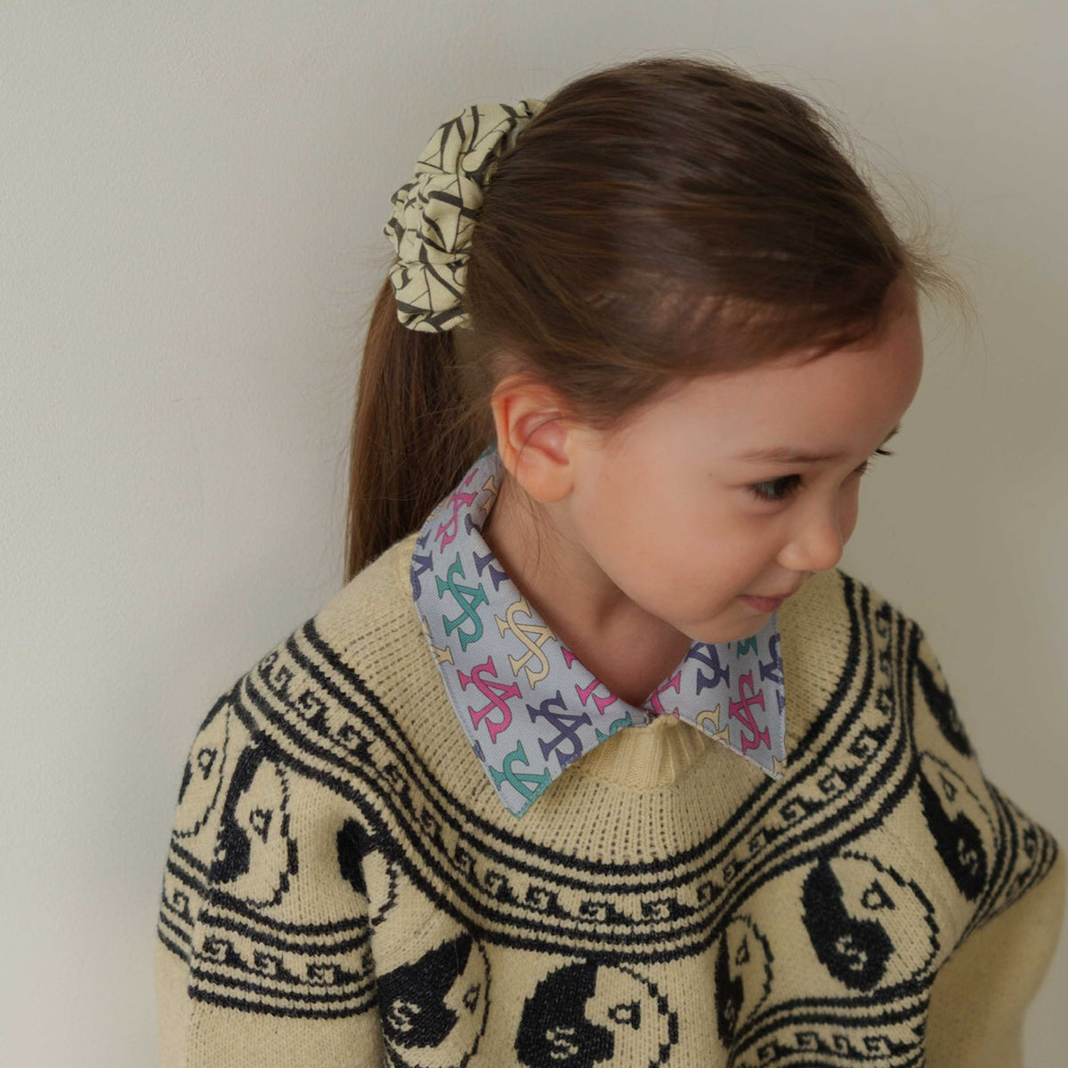 Semon ApartMent 26AW NEW PATTERN SCRUNCHIE