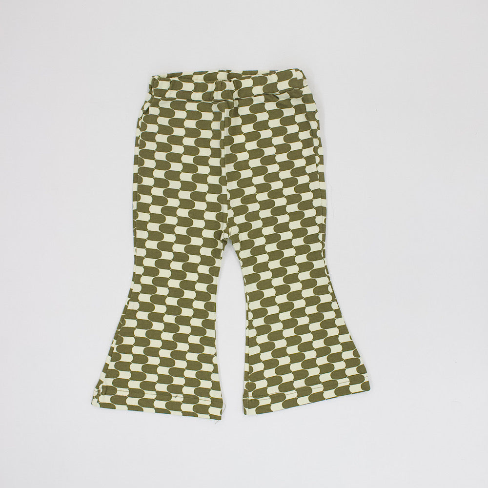 Semon ApartMent 26AW PATTERN FLARE PANTS WAVEBLOCK