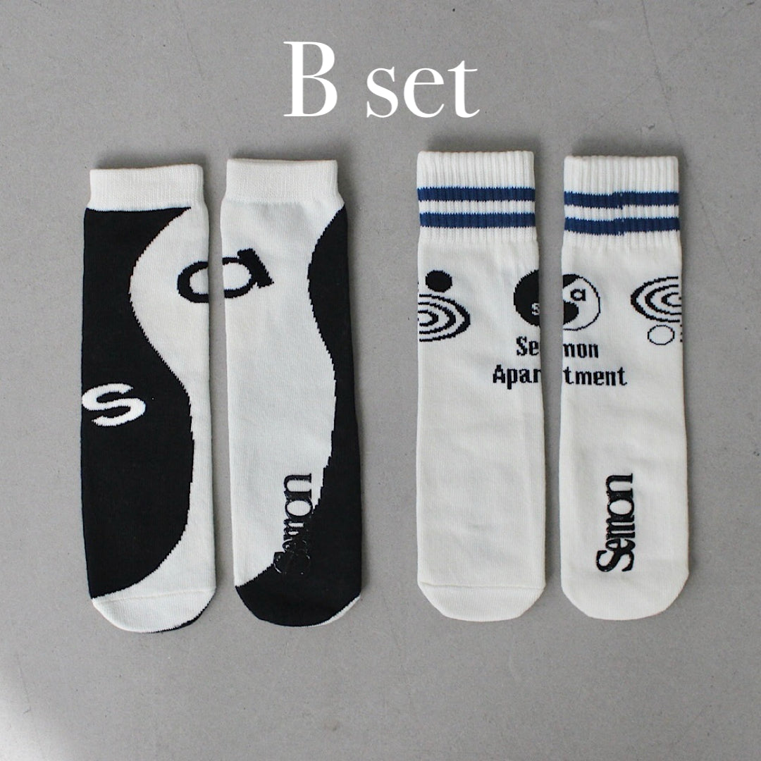 Semon レギンス　ソックス2点セット ハイソックス2足セットキッズレディース | 2SET HIGH SOCKS | Frö