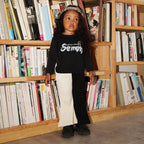 Semon ApartMent 2TONE RIB PANTS