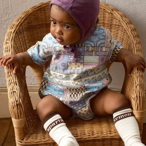 PANEL PRINT ROMPERS
