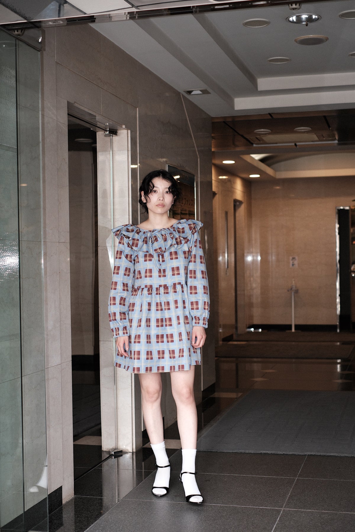 AURéNLEV 3way Tartan Check Dress CHECK