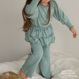 TC JERSEY TWO-TIER FRILL PANTS 6