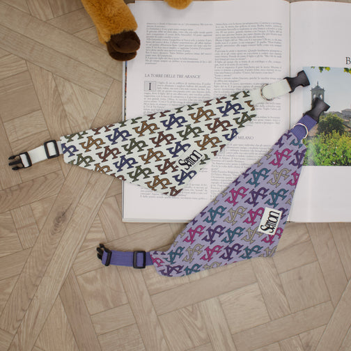 26AW NEW PATTERN SA/LOGO DOG SCARF