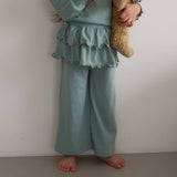 TC JERSEY TWO-TIER FRILL PANTS 1