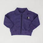 YIN YANG EMBROIDERY FLEECE ZIP-UP JACKET