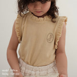 SUMMER KNIT FRILL TANK TOPS 4