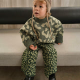 PATTERN JACQUARD FLARE PANTS5