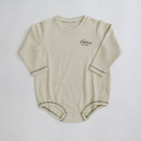 【受注生産：12月下旬ごろ発送予定】WAFFLE HORSE EMBROIDERY ROMPER4