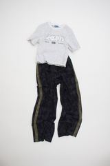 Shirring Logo Print Tee6