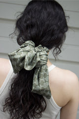 Satin Monogram Scarf2