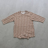 Pattern Long Sleeve Rompers 21