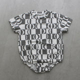 SHORT SLEEVE PATTERN ROMPERS20