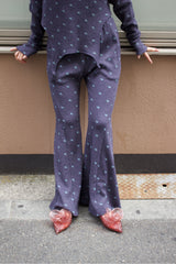 Waffle Flare Pants1