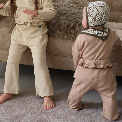WAFFLE MERROW FLARE PANTS
