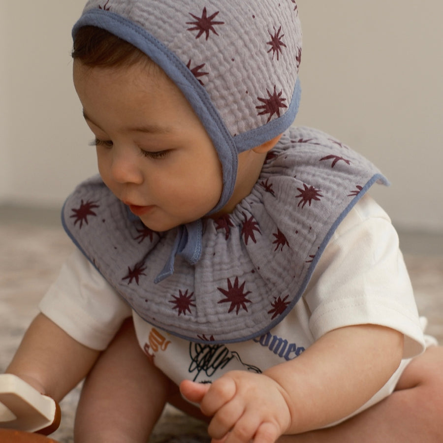 【7/10(Fri)12:00-restock＆new colors】COTTON GAUZE FRILL BIB