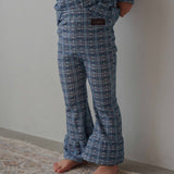 26AW NEW PATTERN FLORAL FRILL FLARE PANTS 7
