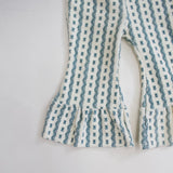 VELOUR FRILLED FLARE PANTS 6