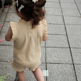 SUMMER KNIT FRILL SHORT PANTS 7