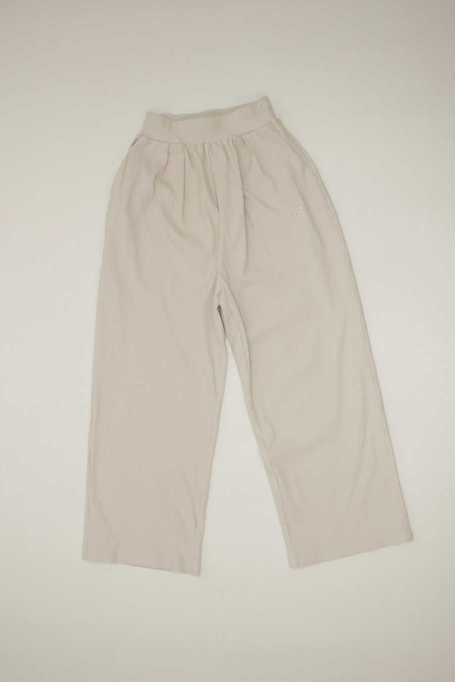 Rib Wide Pants