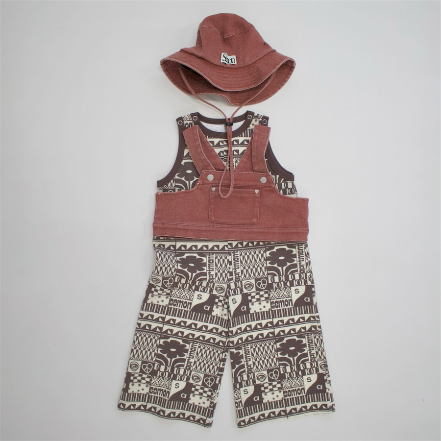 PANEL PRINT TANK SALOPETTE – Frö