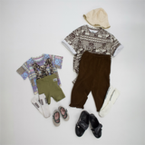 UNISEX PANEL PRINT T SHIRT4