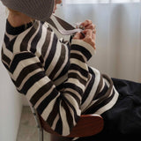 【ladies series】MULTI BORDER KNIT1