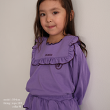 TC JERSEY SAILOR-COLLAR FRILL BIB 2