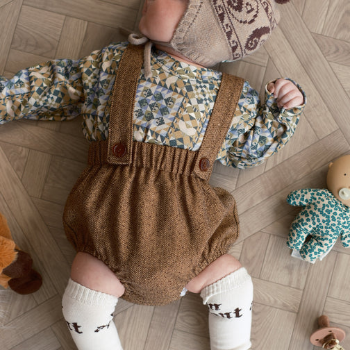 TWEED OCCASION SUSPENDER BLOOMERS