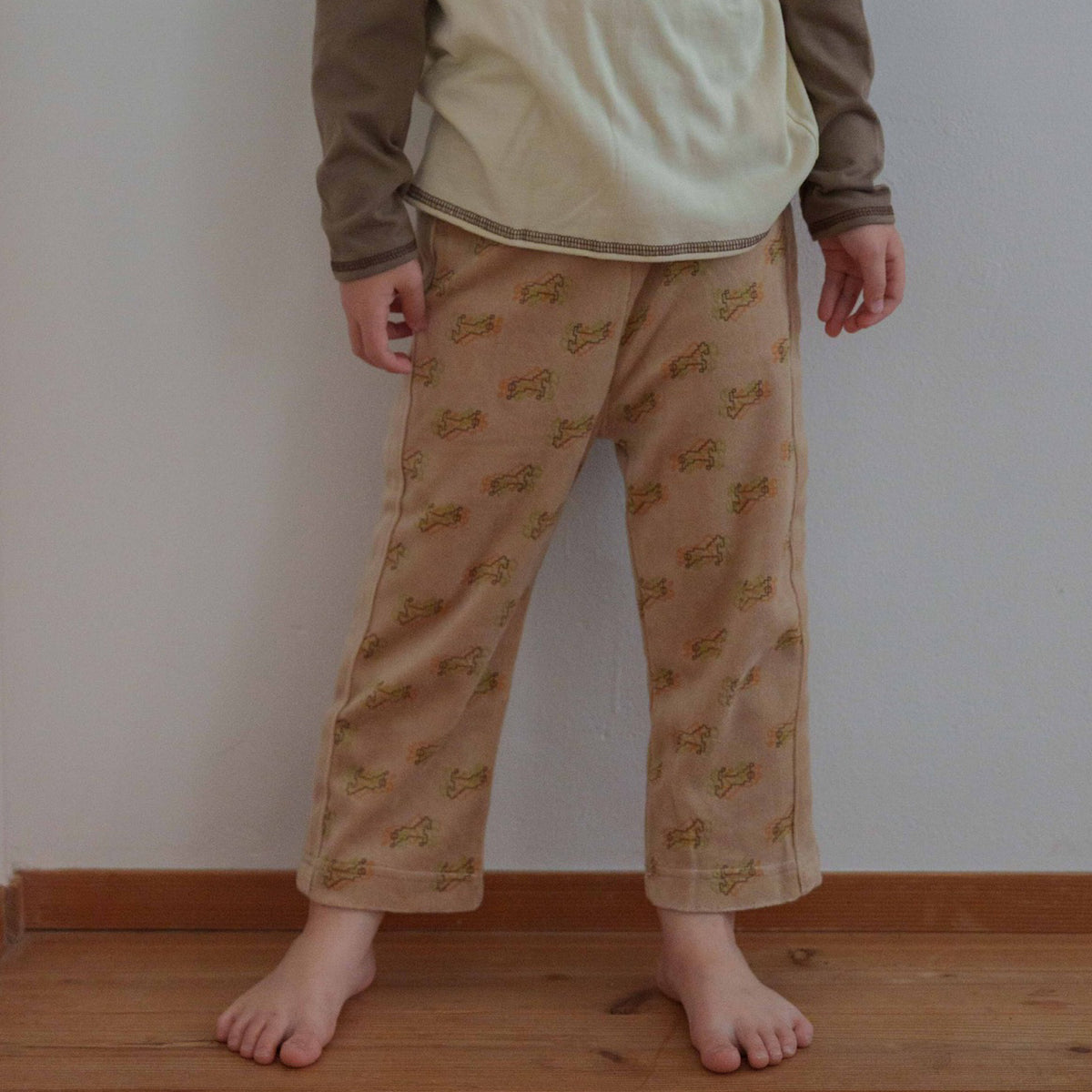 TRIPLE HORSE VELOUR STRAIGHT PANTS