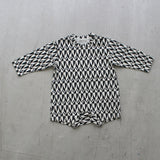 Pattern Long Sleeve Rompers 22